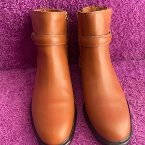 Franco Sarto Tan Leather Boots